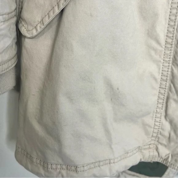 Timberland Mt. Kelsey Parka Shearling Lined Fleece Coat Taupe - Picture 4 of 14